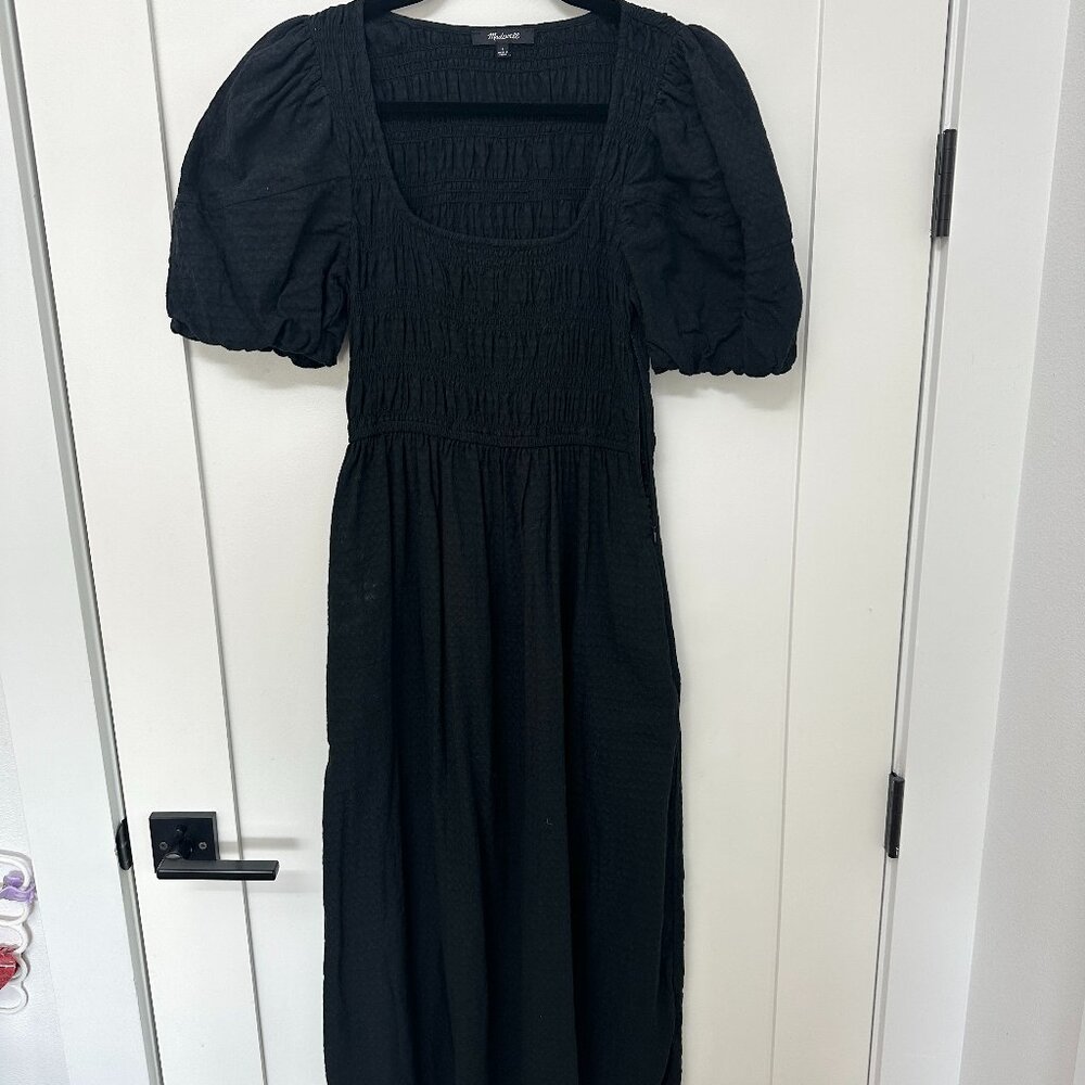 Madewell Smocked Midi Dress